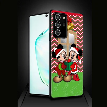 Božič Mickey Minnie Za Samsung Galaxy A91 A81 A71 A51 5G UW A41 A31 A21S A21 A11 A03 A01 Core Black Soft Telefon Primeru