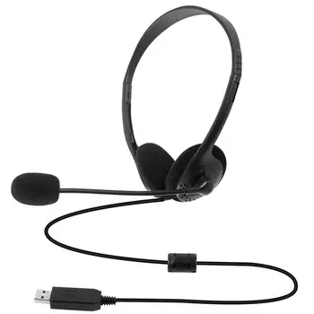 USB Računalnik Slušalke Žične Slušalke Z Mikrofonom HD Stereo Uradni Poslovnih Gaming Slušalke Za PC, Laptop Šoli Otroci