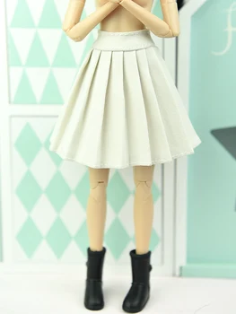 Velika promocija,Kratko Krilo / White & Black & Colorised Jeseni Nosijo Oblačila Za 1/6 BJD Xinyi Barbie Blythe FR ST Lutka