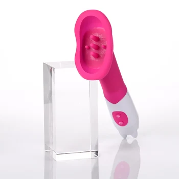 Jezik Vibrator za Klitoris Bedak Klitoris Muco Črpalka Silikonski Ustni Simulator Sex Igrače za Ženske AC
