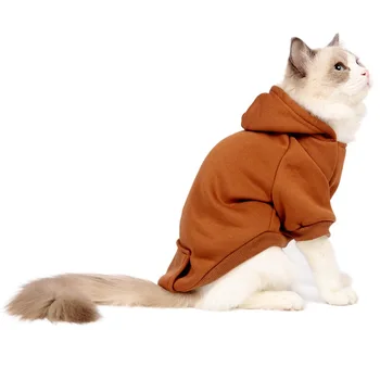 Toplo Pet Oblačila Za Mačke Oblačila Jesensko Zimska Oblačila Za Mačke Plašč Psiček Obleko Mačke Oblačila Za Mačke Hoodies mascotas