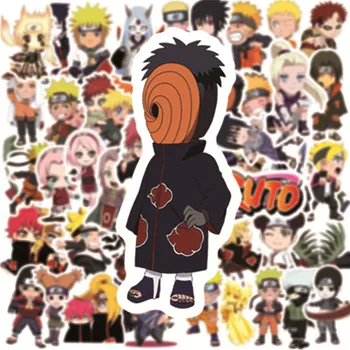 10/30/50Pcs Naruto Nalepke Risank Anime Nalepke za Prtljago Kolesom, Skateboard Nepremočljiva Pvc Nalepke Otrok Igrače in Božična Darila Nova