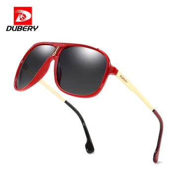 DUBERY Letnik Polarizirana sončna Očala, moška sončna Očala Za Moške Kvadratnih Vožnje Črna Očala Oculos Moški 7 Barve Modela 107