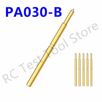 100 KOZARCEV PA030-B Spomladi Test Pin PA030-B1 Test Vbodno Sondo P030-B Dia 0.30 mm Dolžina 11.50 mm Pomlad Odkrivanje P030-B1