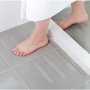 5 kosov non-slip kopalnica mat 20x2cm non-slip nalepke tuš strip tla varnostni trak mat PVC, kopalnica, mat