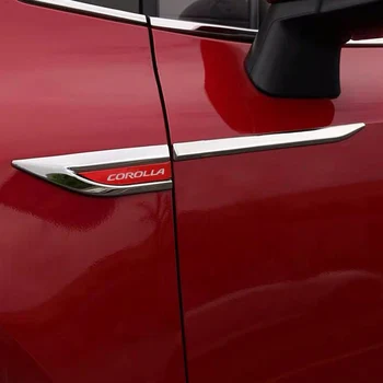 4pcs/set Avto Strani Krilo Fender Značko Simbol za Toyota Corolla S LE Levin Hibridni 2019 2020 Carstyling Dodatki