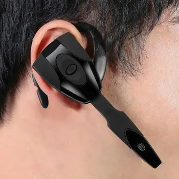 Bluetooth 5.0 Uho za PS3 Slušalke Bluetooth Brezžične Prostoročno Enem Ušesu-kavelj Slušalke Gumb silikagel Slušalke z Mikrofonom