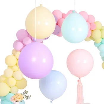 18-Palčna Macaron Latex Balon Pisane Bonbone Balon Poroko, Rojstni Dan Dekoracijo Baby Tuš Dekoracijo Zraka Žogo