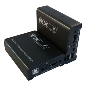 100m HD 1080P HDMI USB Podaljšek 1x1 Splitter z RJ45/cat5e/6 ethernet kabel IR Extender podporo monitor projektor PC
