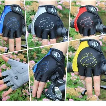 Kolesarske rokavice, kolesarske rokavice z Gel za Pol Prsta Radfahren Handschuhe Anti-Slip Fahrrad Povezave-Rechts Strani gorsko kolo rokavice