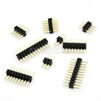 1.27 mm 1.27 Pin Header Eno Vrstico Moški Breakaway PCB Board Priključek Pinheader 1*2/4/5/6/8/10/12/15-40p 50p Za Arduino