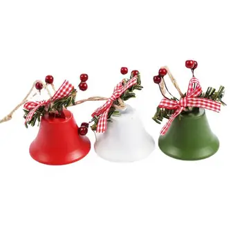 Kovinski Jingle Bell S Trakom Bell Dekorativni Okras Iz Železa Božično Drevo Bell Obesek Vesel Božič Drevo Doma Dekoracijo