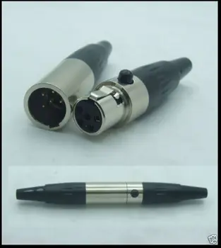 TA5F 5 Pin moški Mini XLR Priključek Priključite Rolerji Ženski Vtičnica Za Avdio & Mikrofoni