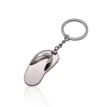 Preprost Ključ-verige Čevelj japonke Natikači Loafer Keychain Nakit Edinstven Design Modni obesek za ključe Darilni Tipko Veriga Obroč