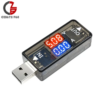 5V USB Tester LED Digitalni Voltmeter Ampermeter Moč Polnilnik Zdravnik Banka Indikator Napetosti Tekoči Meter Volt Amp Tester Detektor