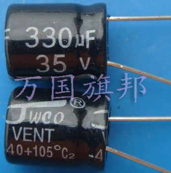 Brezplačna Dostava. 35 v 330 uf elektrolitski kondenzator 330 uf uf 330