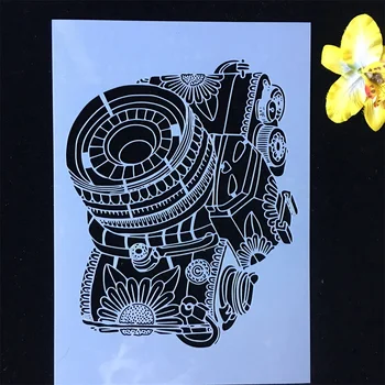 1Pcs A4 29*21 cm Kamere 3D Skice DIY Layering Matrice Slikarstvo Album Kolorit Reliefi Album Dekorativni Predlogo