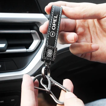 Mini Keychain Kovine, Usnje Avto Ključ Obroč Visoke Kakovosti Keyfob Diamant Nakit Darilo Za Opel Astra H, G, J Insignia Mokka Zafiri