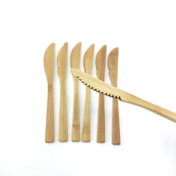Bambus Potovanja Nož Pribor Jedilni Pribor Iz Bambusa Kuhinja, Kuhanje Večkratno Uporabo Prenosne Posode Za Kuhinjo