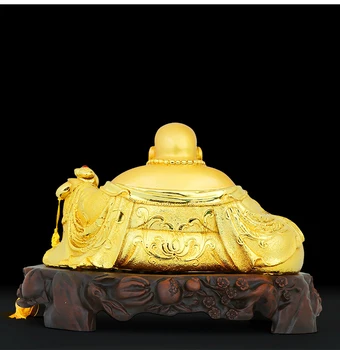Velika Ruyi Maitreja Buda Kip Sodobne umetnosti Smolo kiparstvo Kitajski Srečen Dekoracije Doma, dnevna soba, pisarna dekoracijo kip
