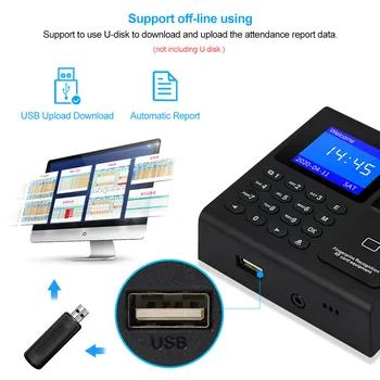 YiToo F30 Prstnih Udeležba Pralni RFID Tipkovnico za Nadzor Dostopa Električna Ura Diktafon Podatkovni Upravljanje s Ključi