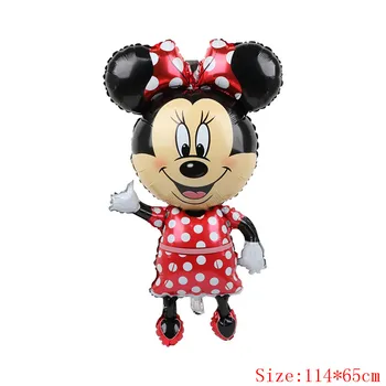 1pcs Disney Velikan Mickey Miške Minnie Stranka Baloni Folija Balon Baby Tuš Rojstni Okraski Otroci Klasične Igrače Darila