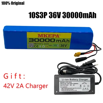 36V 30Ah 600watt 10S3P litij-ionske baterije 15A BMS Za xiaomi mijia m365 pro ebike koles scoot XT60 brezplačno +polnilec