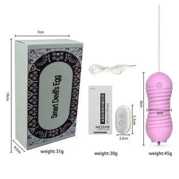 VETIRY Silikonski 7 Lizanje Načini Oralni seks Vibrator za Klitoris Stimulator Vibrator Daljinski upravljalnik Vibracijsko Jajce G-Spot Massager