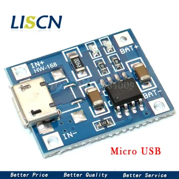 10Pcs Micro USB 5V 1A 18650 TP4056 Litijeva Baterija, Polnilnik Modul za Polnjenje plošče Z Zaščito Dual Funkcije 1A Li-ion Tip-c