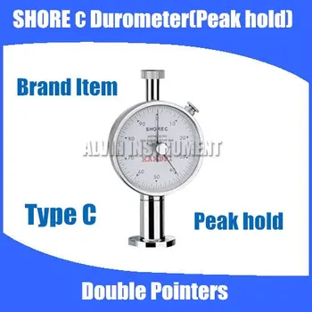 Trdota Shore Tester Meter Gume obali Durometer Brezplačna dostava Tip C Dvojno Nasvetov Vrha Držite