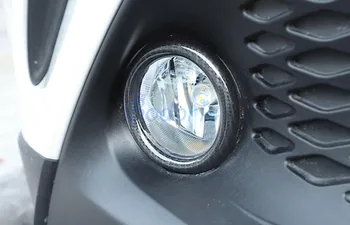 Za Toyota C-HR CHR C VP 2016-2018 Ogljikovih Vlaken Barve Sprednja Maska Meglo Lučka Pokrov Luči Prekrivni Trim Avto Styling Dodatki