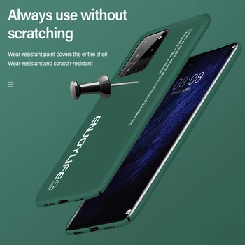 Ultra-tanek Mat PC Telefon Primeru Za Samsung Galaxy S21 S10 S20 E S9 Opomba 20 10 9 Plus Shockproof zaščitni Pokrov