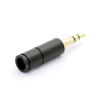 10pcs Jack 3.5 mm Audio Vtič 3 Pole, pozlačeni priključki za Slušalke Priključek z Aluminijasto cev&Vijak ključavnice varjenje brezplačno pakiranje