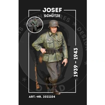 1/35 Smolo Model slika GK Vojak, Rifleman Josef - 71st Pehotne Divizije, Vojaške temo druge svetovne vojne, Nesestavljeni in unpainted kit