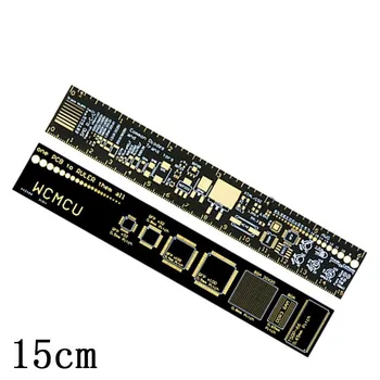 3 Vnesite 15 cm 20 cm 25 cm PCB Vladar Multi-funkcionalne Merjenje Orodje Upor Kondenzator Čipu IC SMD Diode Tranzistor